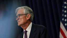 Federal Reserve Chair Jerome Powell takes questions during a press conference following the Federal Open Markets Committee meeting at the Federal Reserve on March 18, 2026 in Washington, DC. Powell announced the Federal Reserve's latest interest rate decision to keep rates unchanged at a range of 3.5 percent to 3.75 percent.